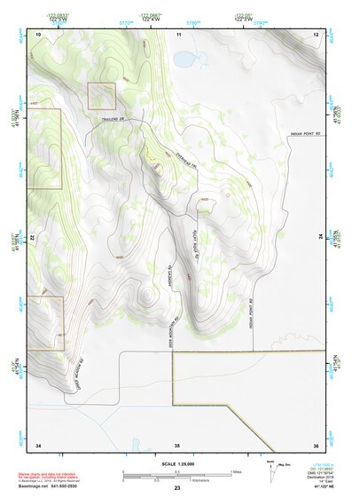 41122NE Page 23 Yreka Topo Preview 1