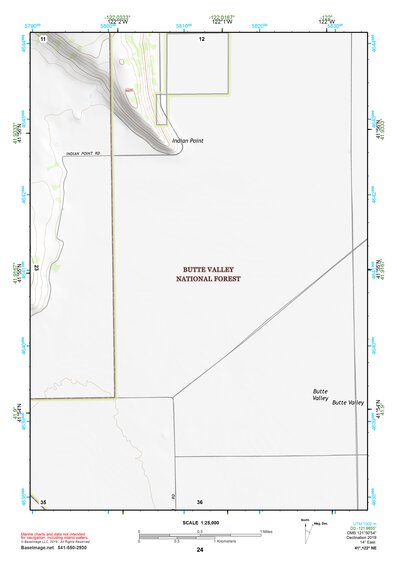 41122NE Page 24 Yreka Topo Preview 1