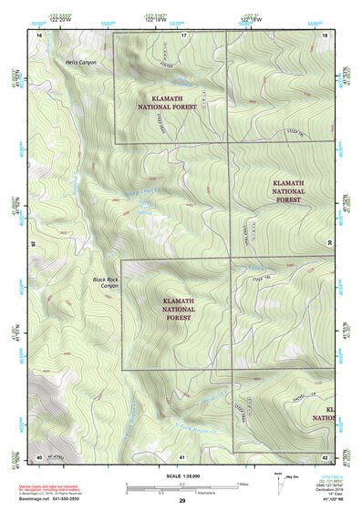 41122NE Page 29 Yreka Topo Preview 1