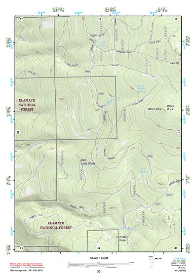 41122NE Page 30 Yreka Topo Preview 1