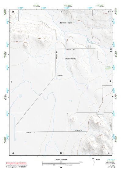 41122NE Page 38 Yreka Topo Preview 1