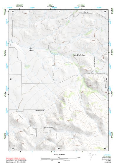 41122NE Page 39 Yreka Topo Preview 1