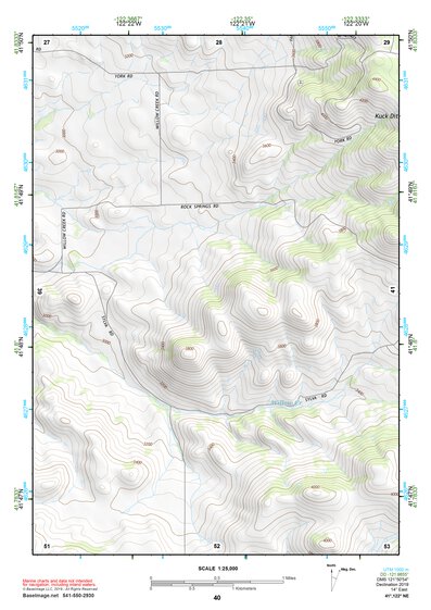 41122NE Page 40 Yreka Topo Preview 1