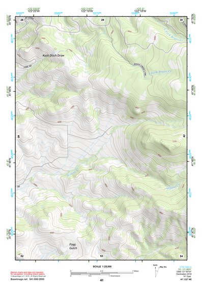 41122NE Page 41 Yreka Topo Preview 1