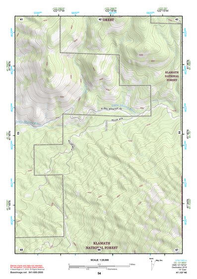 41122NE Page 54 Yreka Topo Preview 1