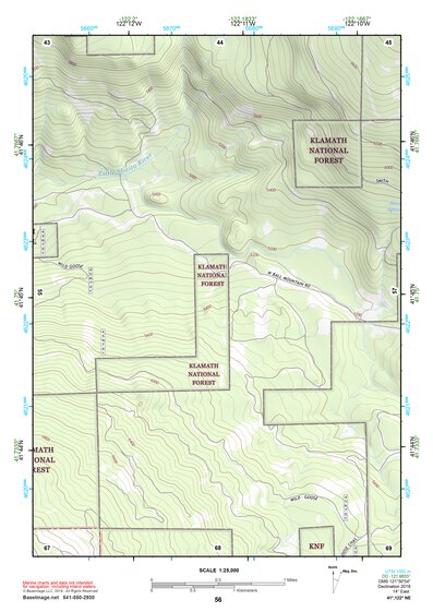 41122NE Page 56 Yreka Topo Preview 1