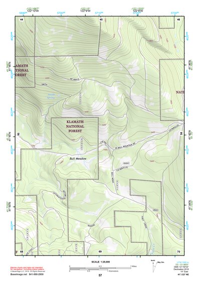 41122NE Page 57 Yreka Topo Preview 1