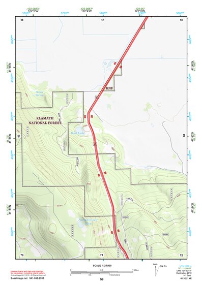 41122NE Page 59 Yreka Topo Preview 1