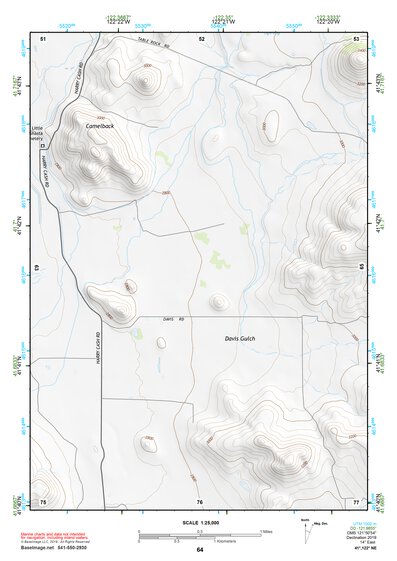 41122NE Page 64 Yreka Topo Preview 1