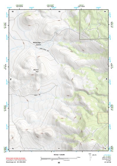 41122NE Page 65 Yreka Topo Preview 1