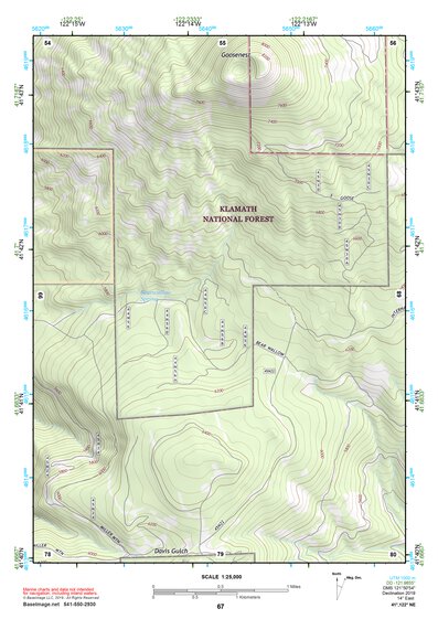 41122NE Page 67 Yreka Topo Preview 1