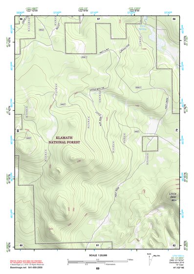 41122NE Page 69 Yreka Topo Preview 1