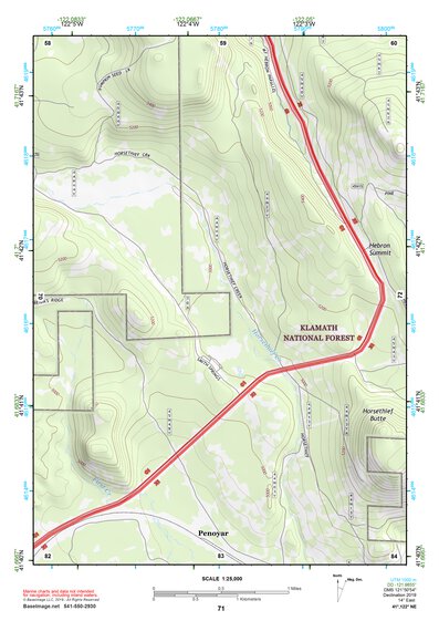 41122NE Page 71 Yreka Topo Preview 1