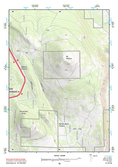 41122NE Page 72 Yreka Topo Preview 1