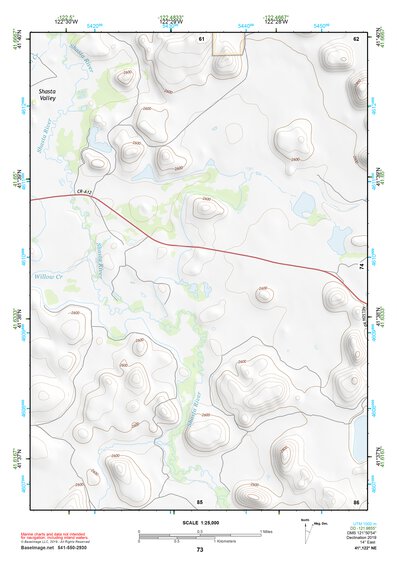 41122NE Page 73 Yreka Topo Preview 1