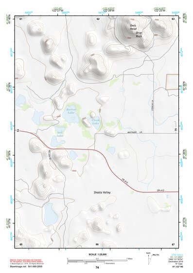 41122NE Page 74 Yreka Topo Preview 1