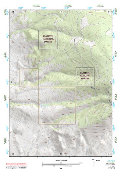 41122NE Page 78 Yreka Topo Preview 1