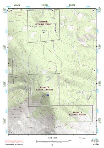 41122NE Page 79 Yreka Topo Preview 1