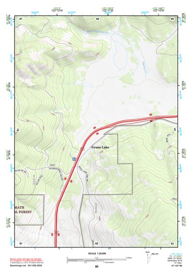 41122NE Page 80 Yreka Topo Preview 1