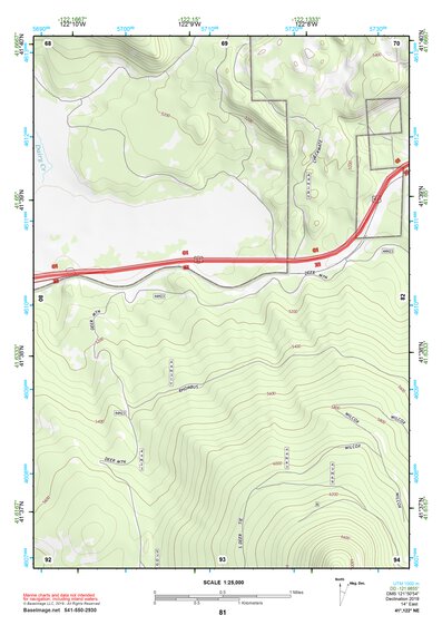 41122NE Page 81 Yreka Topo Preview 1