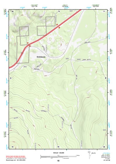 41122NE Page 82 Yreka Topo Preview 1