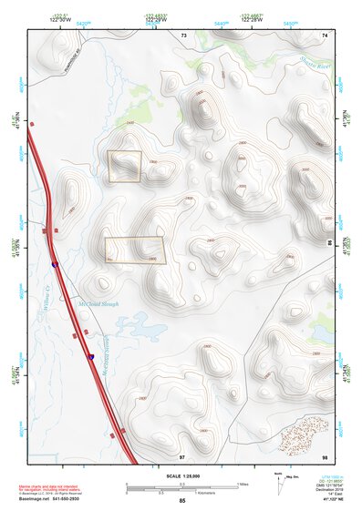 41122NE Page 85 Yreka Topo Preview 1