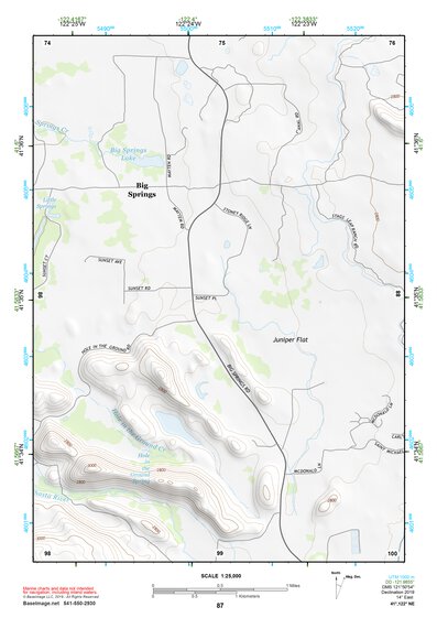 41122NE Page 87 Yreka Topo Preview 1