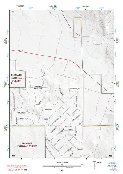 41122NE Page 89 Yreka Topo Preview 1