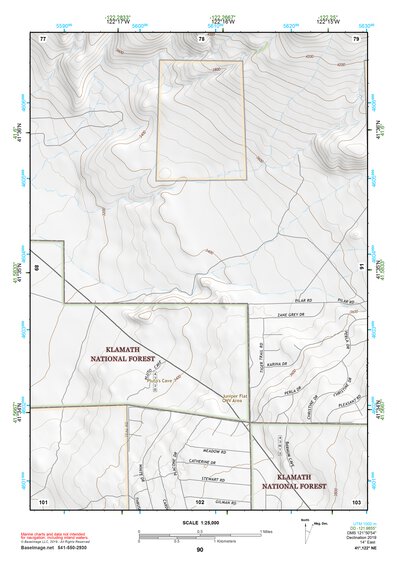 41122NE Page 90 Yreka Topo Preview 1