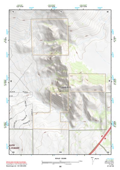 41122NE Page 91 Yreka Topo Preview 1