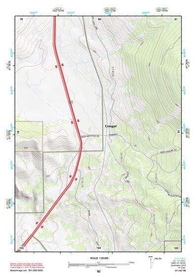 41122NE Page 92 Yreka Topo Preview 1