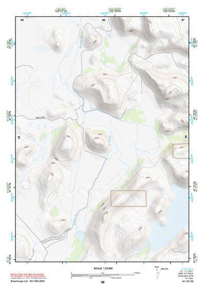 41122NE Page 98 Yreka Topo Preview 1