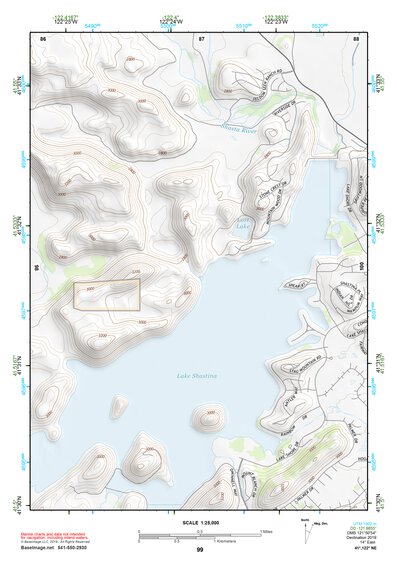 41122NE Page 99 Yreka Topo Preview 1