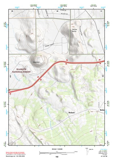 41122NE Page 102 Yreka Topo Preview 1