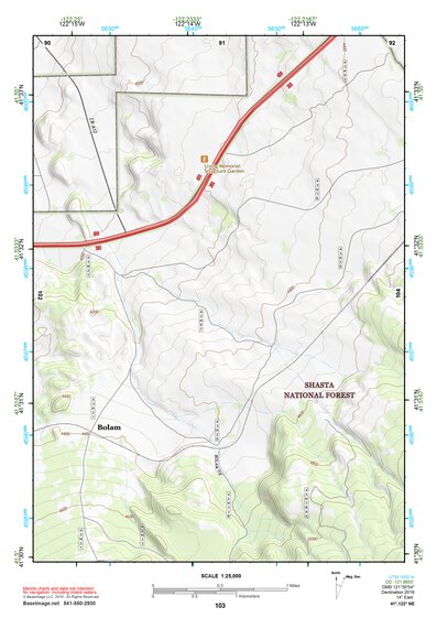 41122NE Page 103 Yreka Topo Preview 1