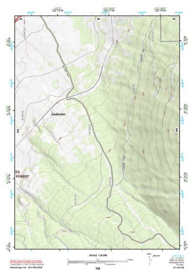 41122NE Page 104 Yreka Topo Preview 1