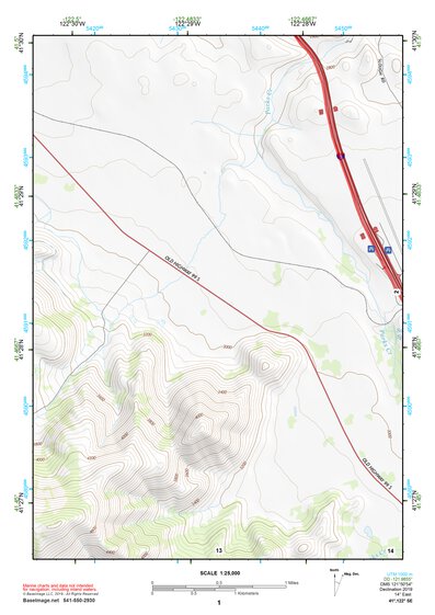 41122SE Page 1 Mount Shasta Topo Preview 1