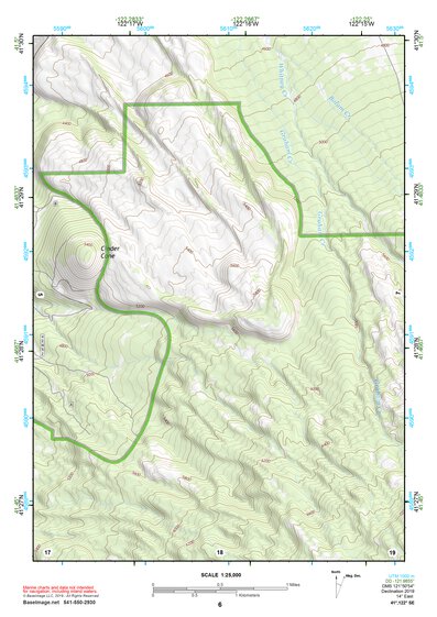 41122SE Page 6 Mount Shasta Topo Preview 1