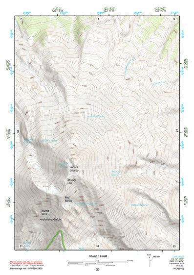 41122SE Page 20 Mount Shasta Topo Preview 1