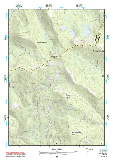 41122SE Page 85 Mount Shasta Topo Preview 1
