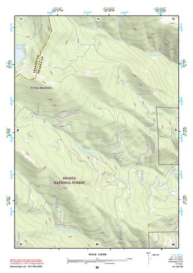 41122SE Page 86 Mount Shasta Topo Preview 1