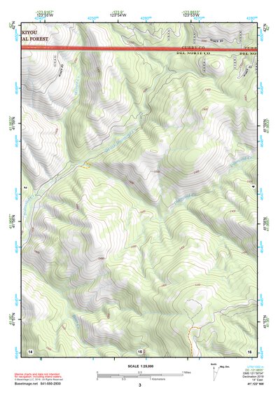 41123NW Page 3 Happy Camp Topo Preview 1