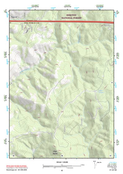 41123NW Page 4 Happy Camp Topo Preview 1