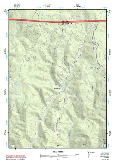 41123NW Page 5 Happy Camp Topo Preview 1