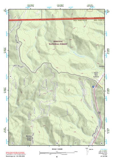 41123NW Page 6 Happy Camp Topo Preview 1