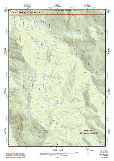 41123NW Page 10 Happy Camp Topo Preview 1