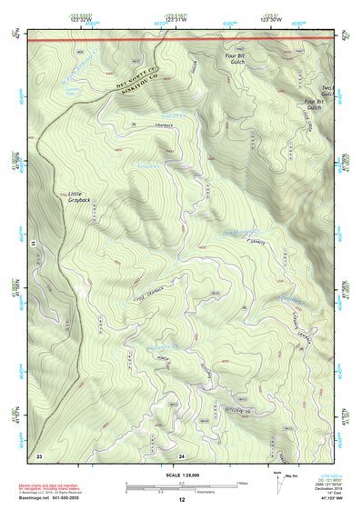 41123NW Page 12 Happy Camp Topo Preview 1