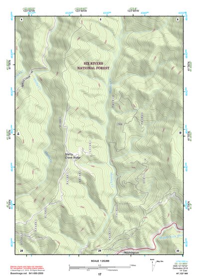 41123NW Page 17 Happy Camp Topo Preview 1