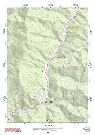41123NW Page 18 Happy Camp Topo Preview 1