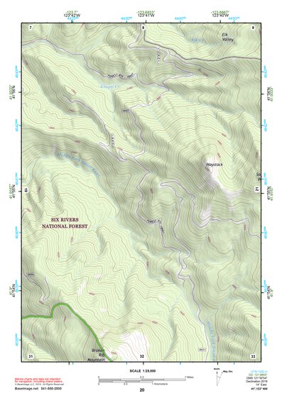 41123NW Page 20 Happy Camp Topo Preview 1